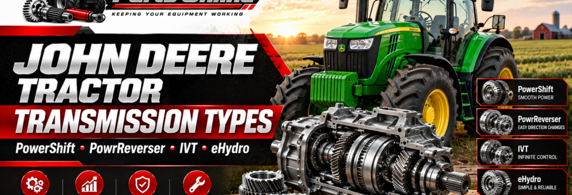 John Deere tractor transmission types